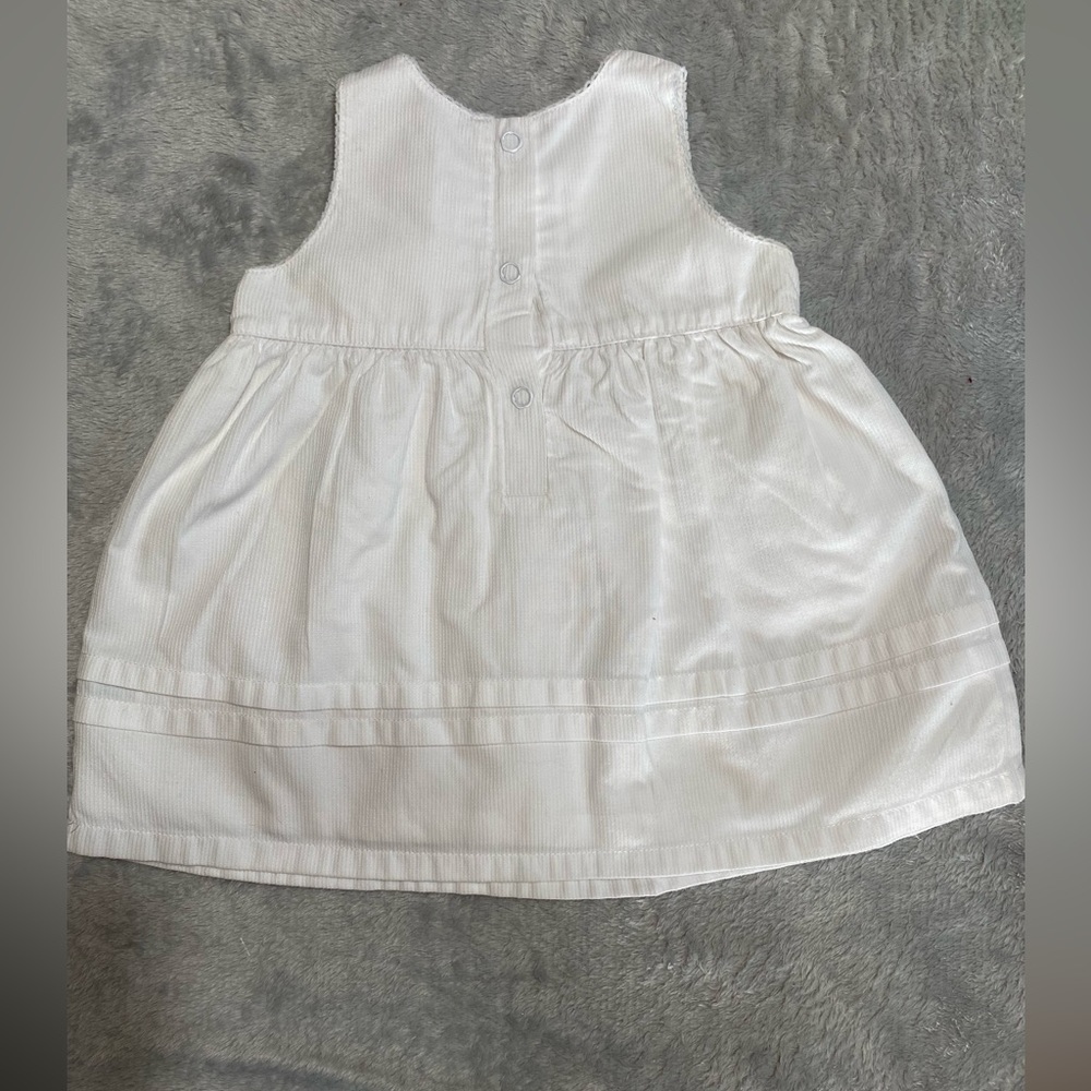 Baby Girl Clothes New Vintage Carter's 6 Month white with pink flowers. - Picture 2 of 5